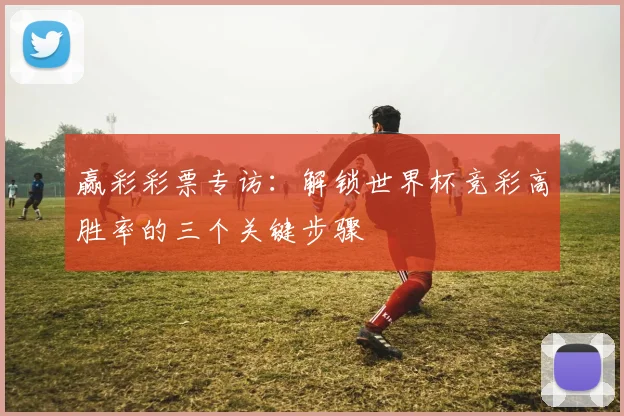 赢彩彩票专访:解锁世界杯竞彩高胜率的三个关键步骤