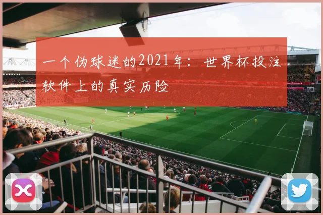 一个伪球迷的2021年:世界杯投注软件上的真实历险